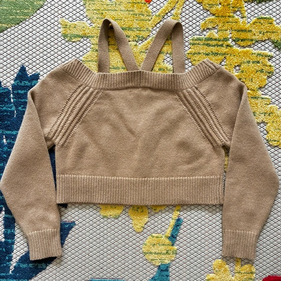 Intermix Rumi Cold Shoulder Cardigan Sweater - Picture 7 of 8